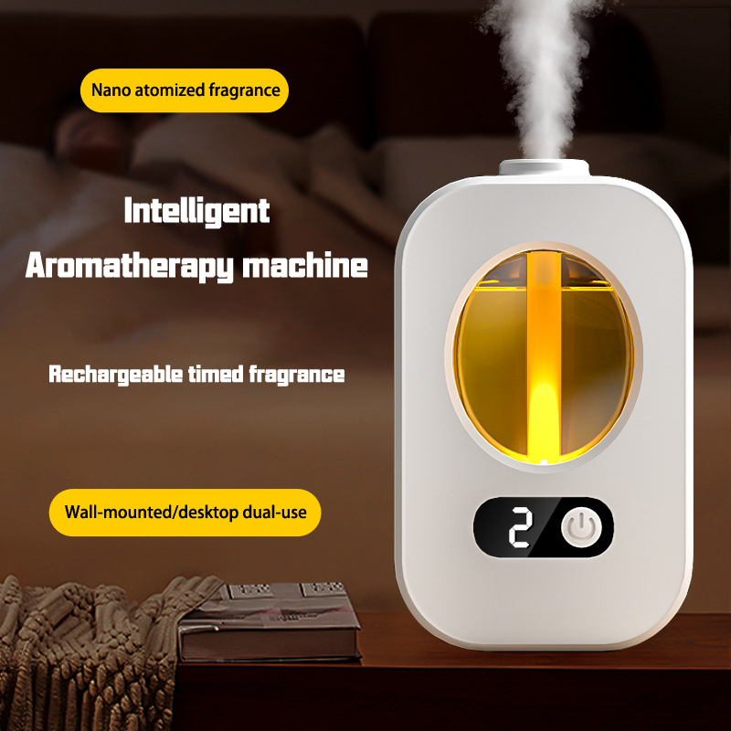 Home Fragrance Oils - Automatischer Aromatherapie-Diffusor, Lufterfrischer, Toiletten- und Badezimmerduftspender,