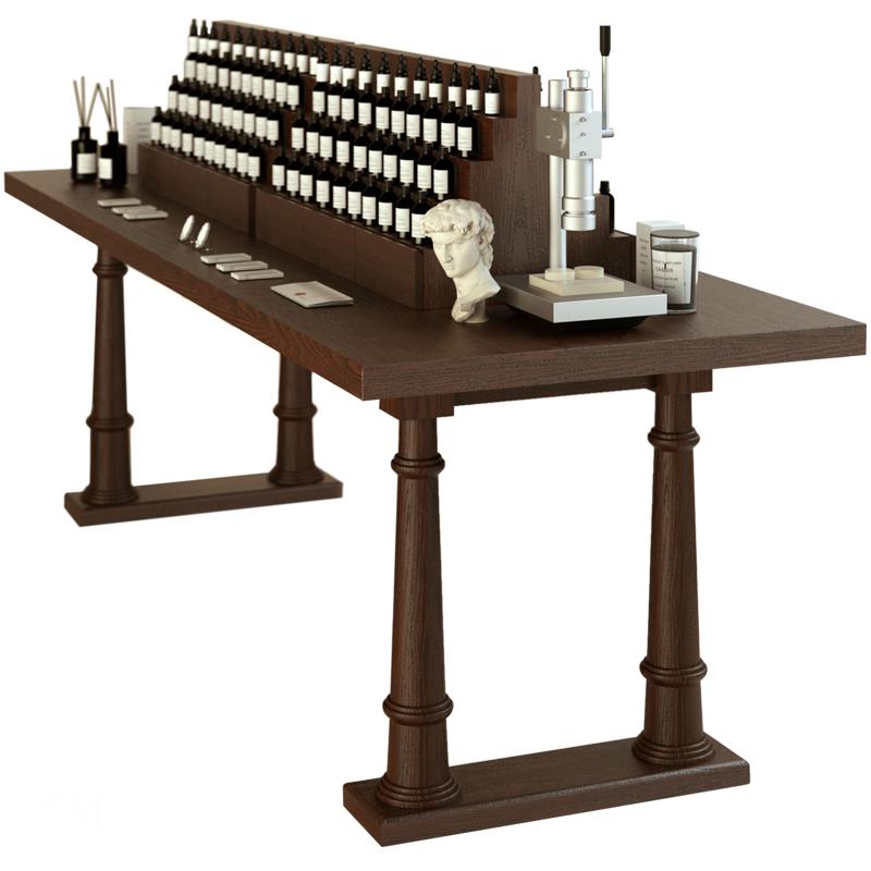 Shop Home Fragrance - Duft, langer Tisch, ätherisches Öl, Duftladen,